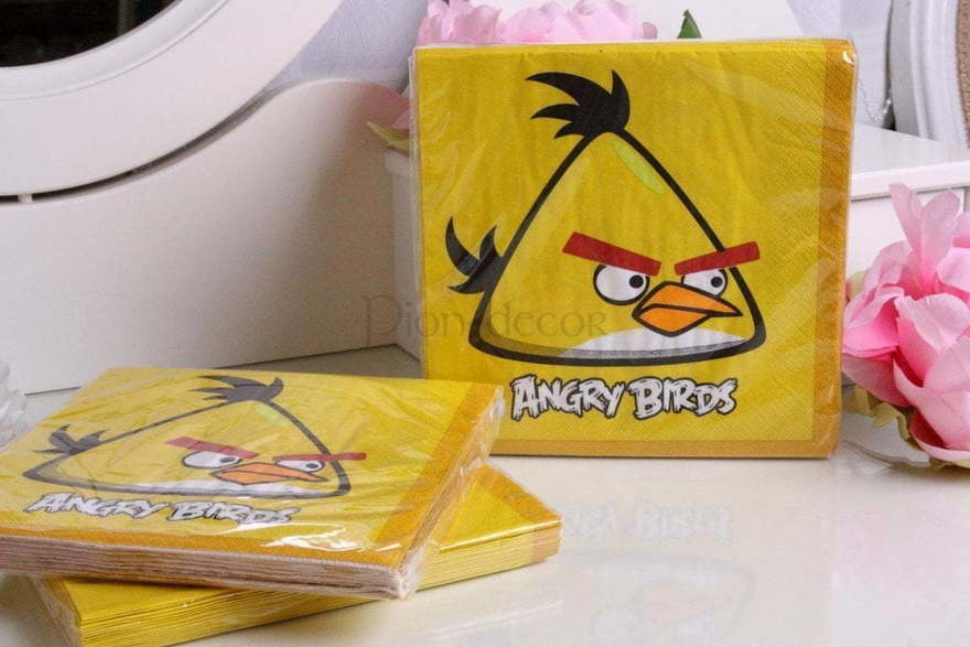 Салфетки Angry Birds от  1