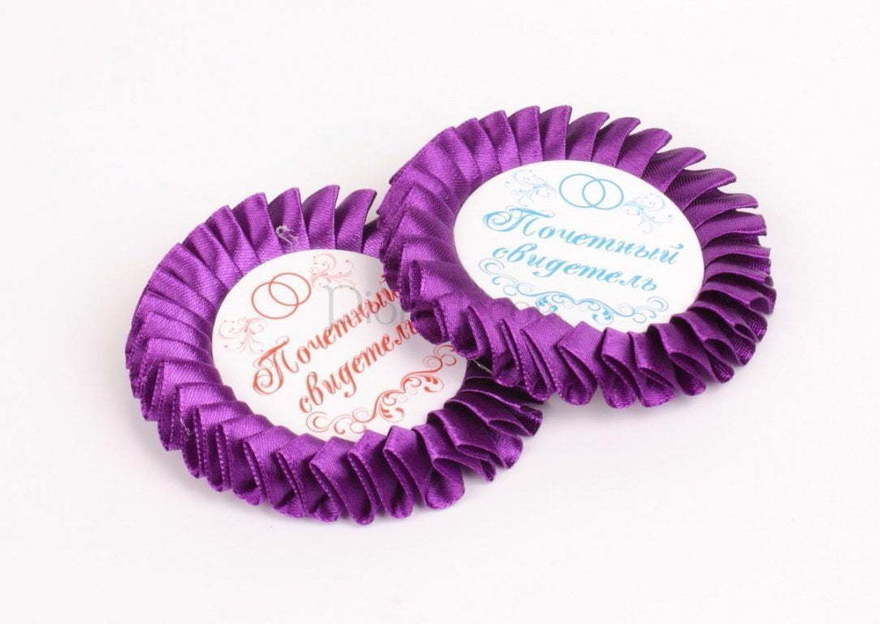 Значки для свидетелей от  3