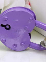 Маленький свадебный замочек - лаванда от  2