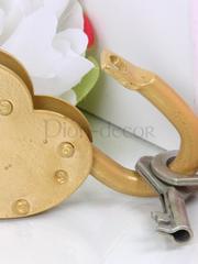 Маленький свадебный замочек - золото от  1