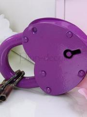 Большой замочек На мост - сирень от  1