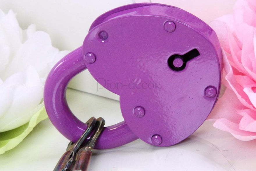 Большой замочек На мост - сирень от  2