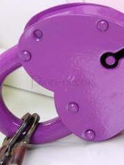 Большой замочек На мост - сирень от  2