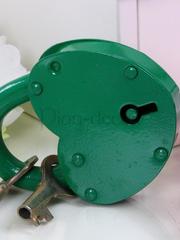 Большой замочек На мост - зеленый от  1