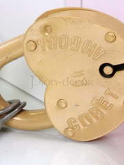 Большой замочек На мост - золото от  2