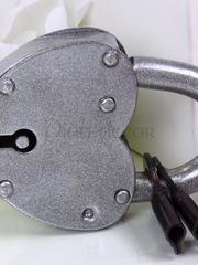 Большой замочек На мост - серебро от  1