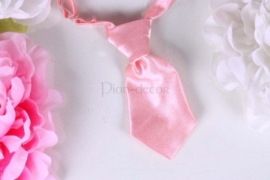 Галстук Пепельная роза для свадебных животных от  3