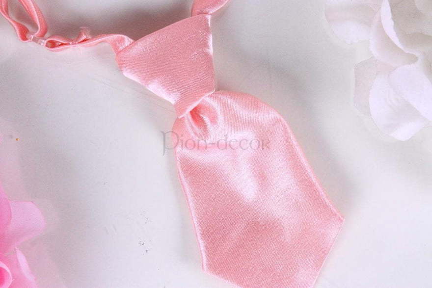 Галстук Пепельная роза для свадебных животных от  4