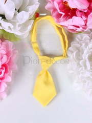 Галстук Желтый для свадебных кошек и собак от  1