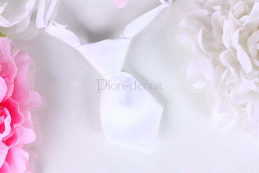 Галстук Белый для свадебных кошек и собак от  3