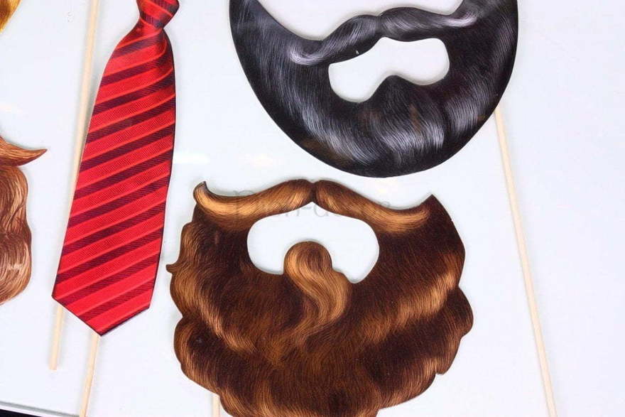 Набор для фото У тебя есть борода? от  4