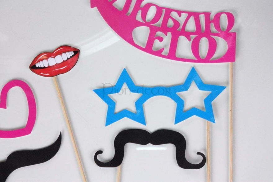 Набор для фото Люблю от  2