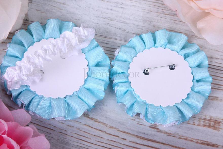 Комплект для свидетелей Кружевной цвет нежно голубой от  4