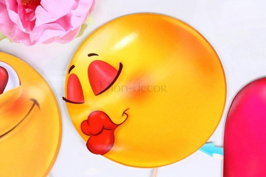 Набор смайлов для фото Love от  4