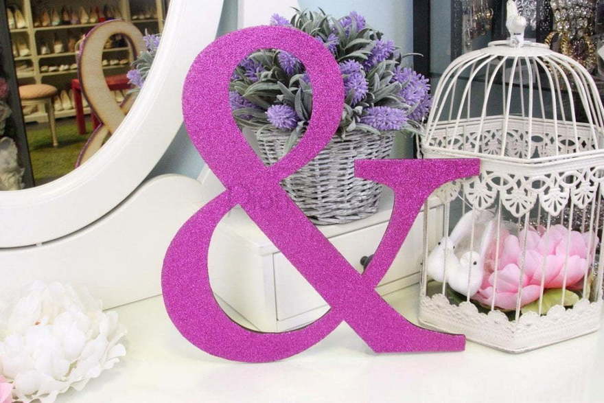 Знак & для фотосесии от  5