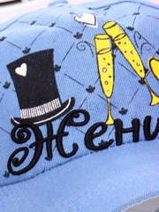 Кепка для жениха и невесты от  2