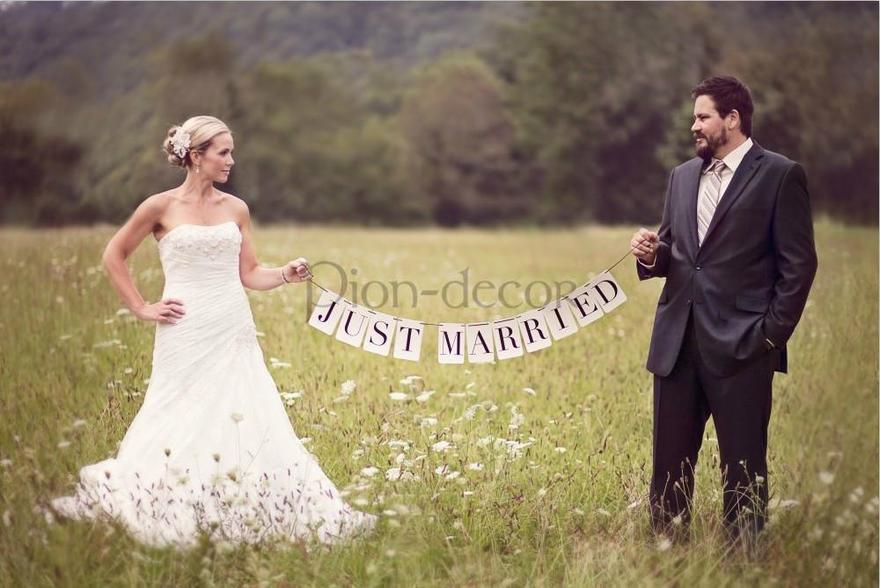 Растяжка для фото Just Married от  2