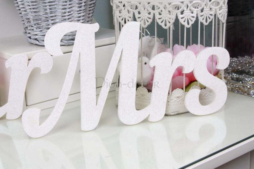 Комплект слов Mr Mrs от  2