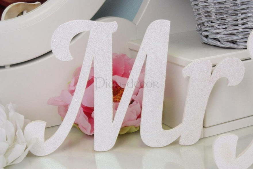 Комплект слов Mr Mrs от  3