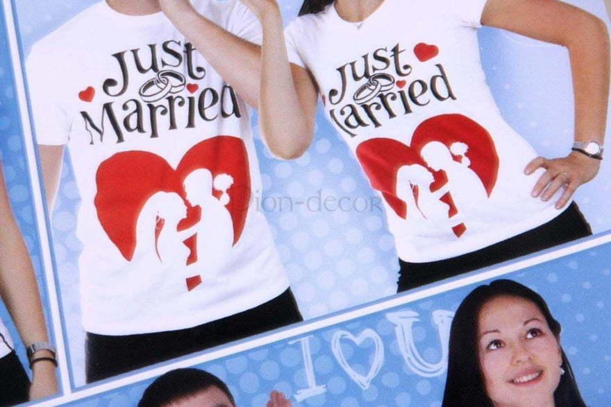 Футболка Just Married от  2