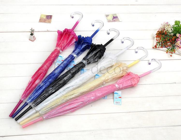 Зонт цветное кружево от  2