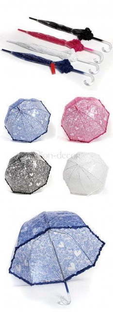 Зонт цветное кружево от  4