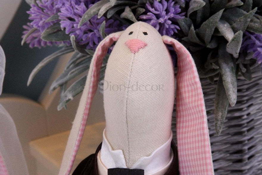 Свадебные зайки - тильда от  3