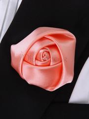 Бутоньерка для жениха Атласная розочка - персик от  2