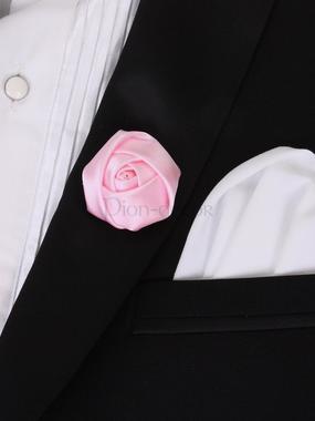 Бутоньерка жениха Розочка - нежно розовая от  1