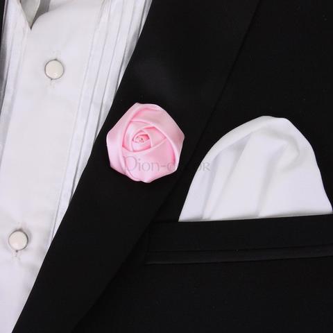 Бутоньерка жениха Розочка - нежно розовая от  1