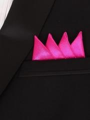 Платочек нагрудный для жениха Фуксия от  1