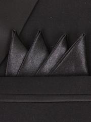 Платок нагрудный для жениха Черный атлас от  2