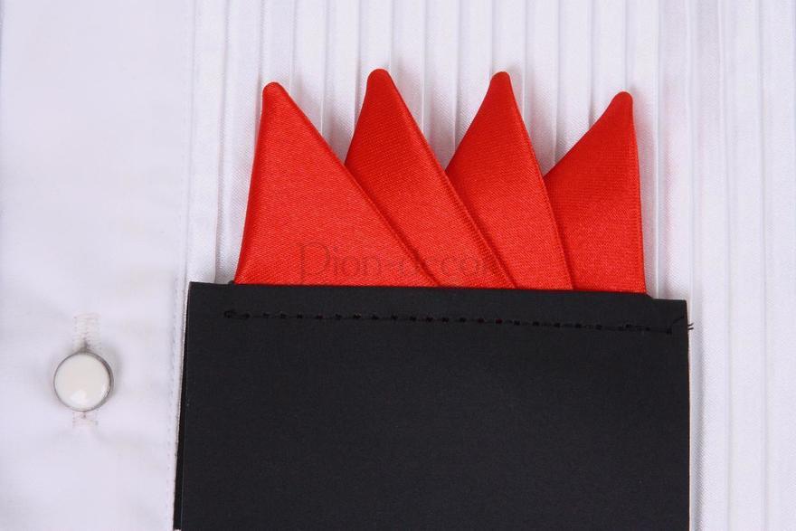 Платочек нагрудный для жениха Красный от  3