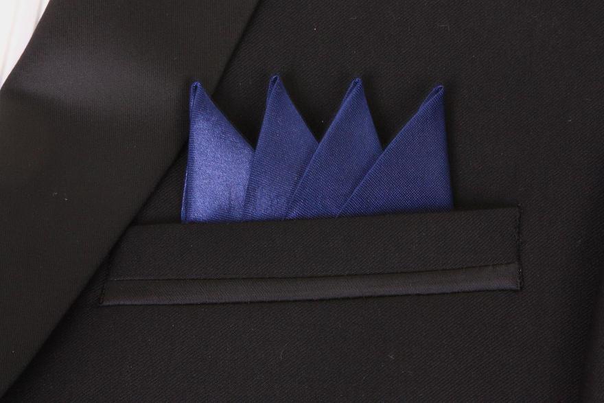 Платочек нагрудный для жениха Синий от  2