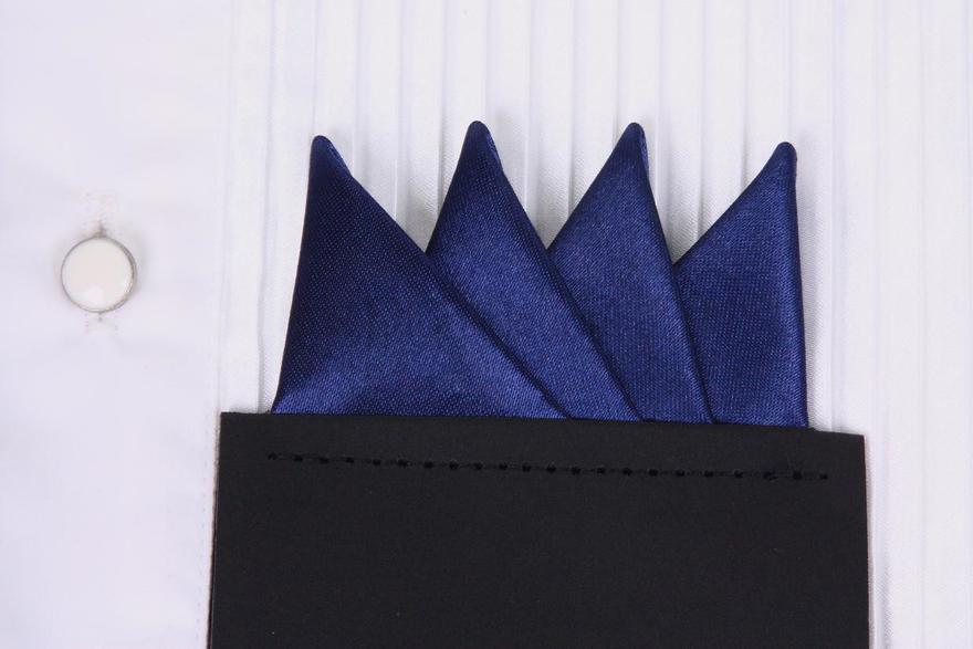 Платочек нагрудный для жениха Синий от  4