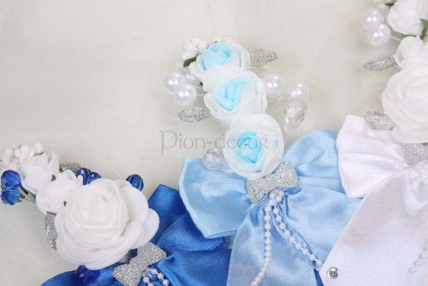 Бутоньерка - цветок для жениха и свидетеля от  3