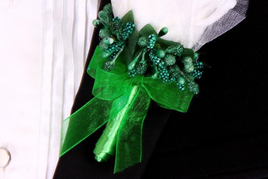 Бутоньерка для жениха Green от  2