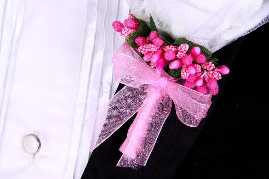 Бутоньерка для жениха Pink от  3