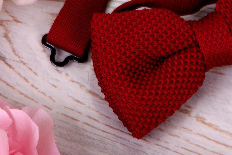 Вязанная бабочка Марсала от  3