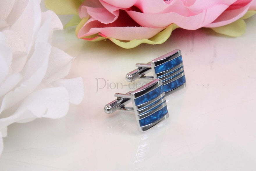 Запонки В полосочку от  2