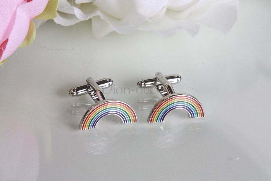 Радужные запонки от  2