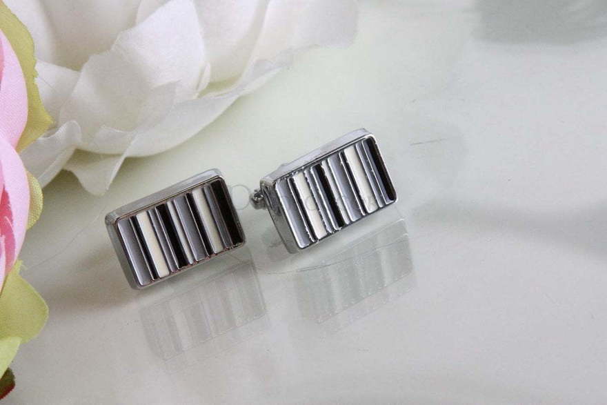 Запонки В полосочку от  2