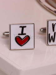 Запонки I love my wife от  1