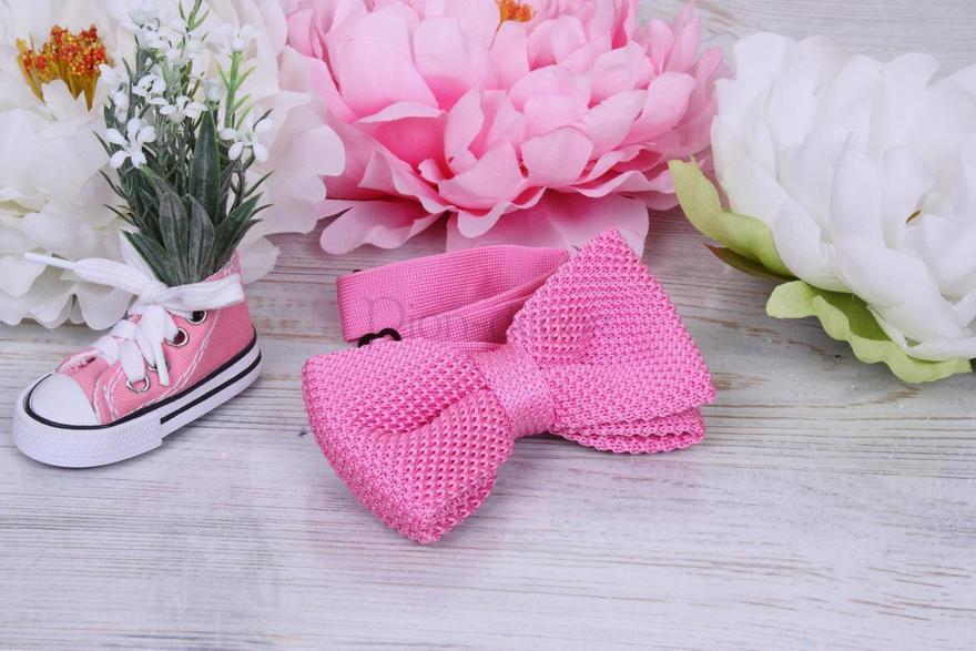 Вязанная бабочка Розовая от  2