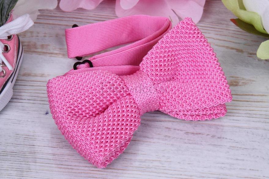 Вязанная бабочка Розовая от  3