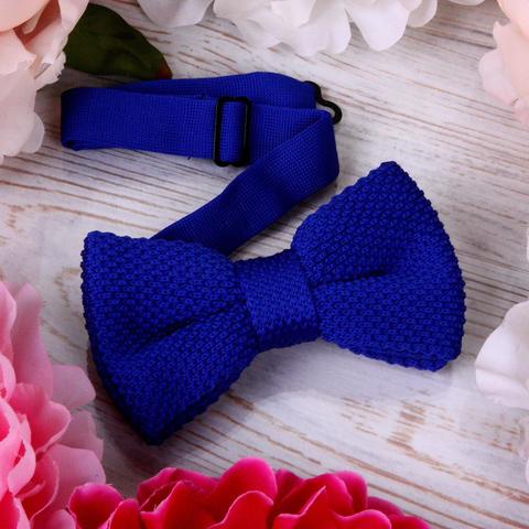 Вязанная бабочка Индиго от  2