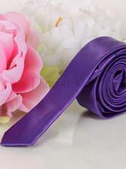 Галстук-карандаш Темно-фиолетовый от  1