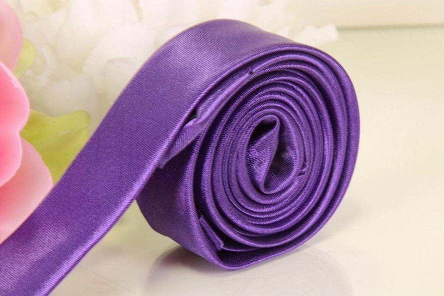 Галстук-карандаш Темно-фиолетовый от  3