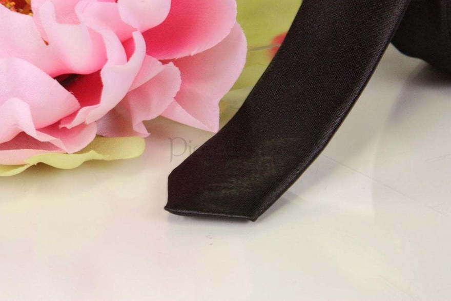 Галстук-карандаш Черный классик от  2