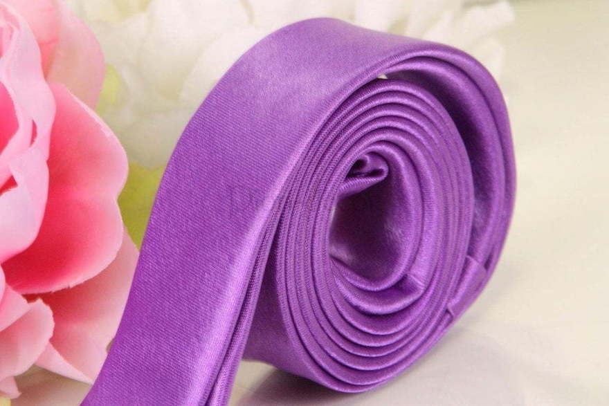 Галстук-карандаш Фиолетовый от  2